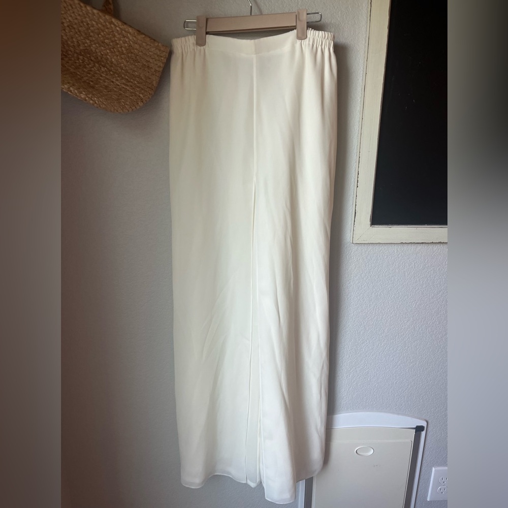 Adrianna Papell Formal‎ Wide Leg Flapper Front Evening Pants